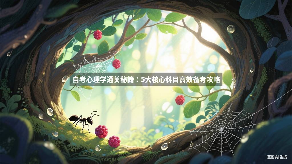 自考心理学通关秘籍：5大核心科目高效备考攻略