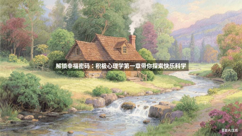 解锁幸福密码：积极心理学第一章带你探索快乐科学