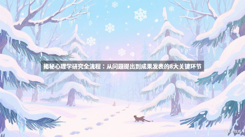 揭秘心理学研究全流程：从问题提出到成果发表的8大关键环节