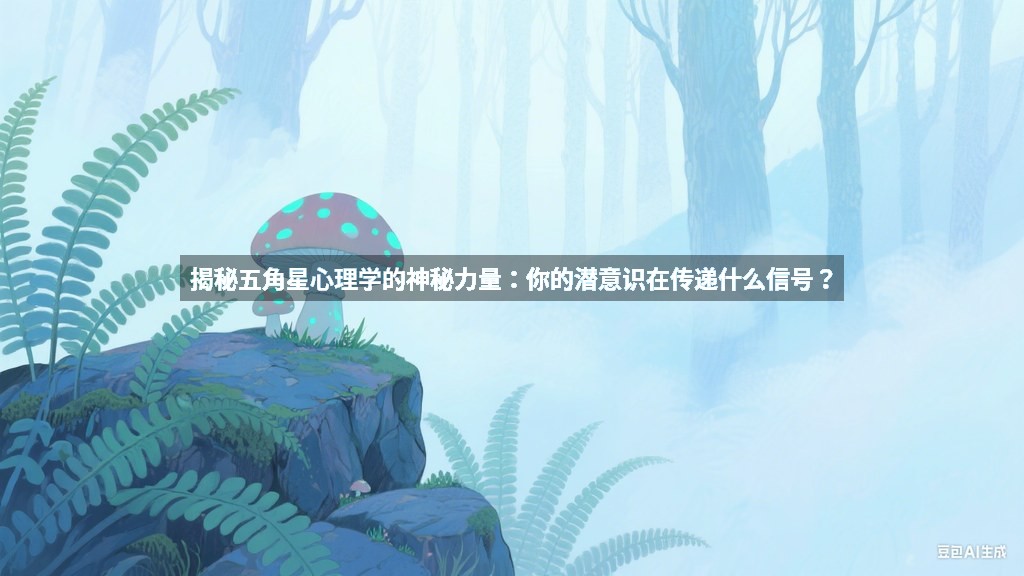 揭秘五角星心理学的神秘力量：你的潜意识在传递什么信号？