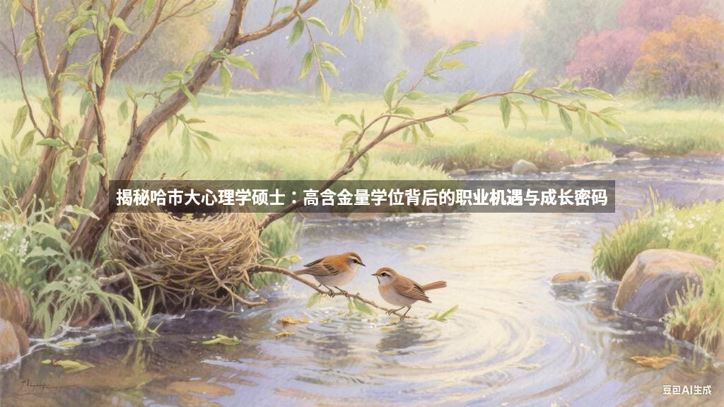 揭秘哈市大心理学硕士：高含金量学位背后的职业机遇与成长密码