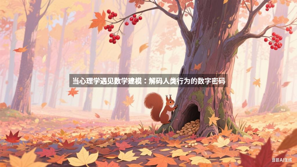 当心理学遇见数学建模：解码人类行为的数字密码