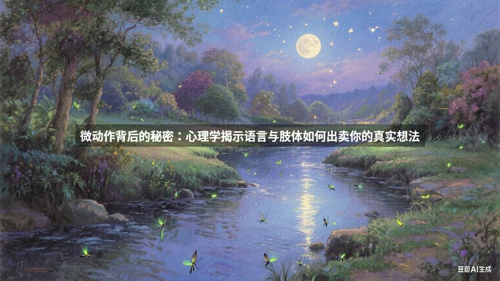 微动作背后的秘密：心理学揭示语言与肢体如何出卖你的真实想法