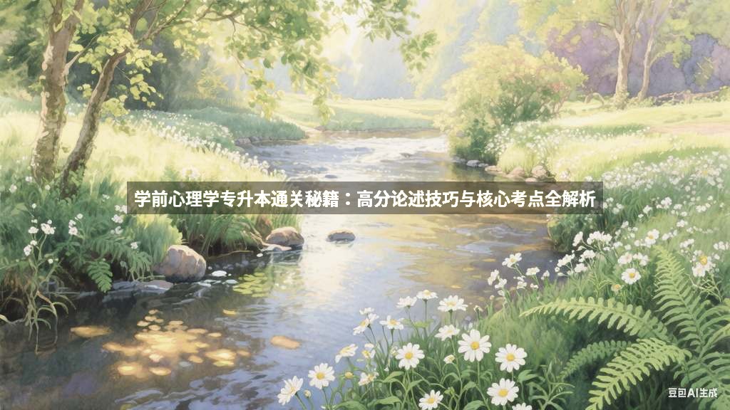 学前心理学专升本通关秘籍：高分论述技巧与核心考点全解析