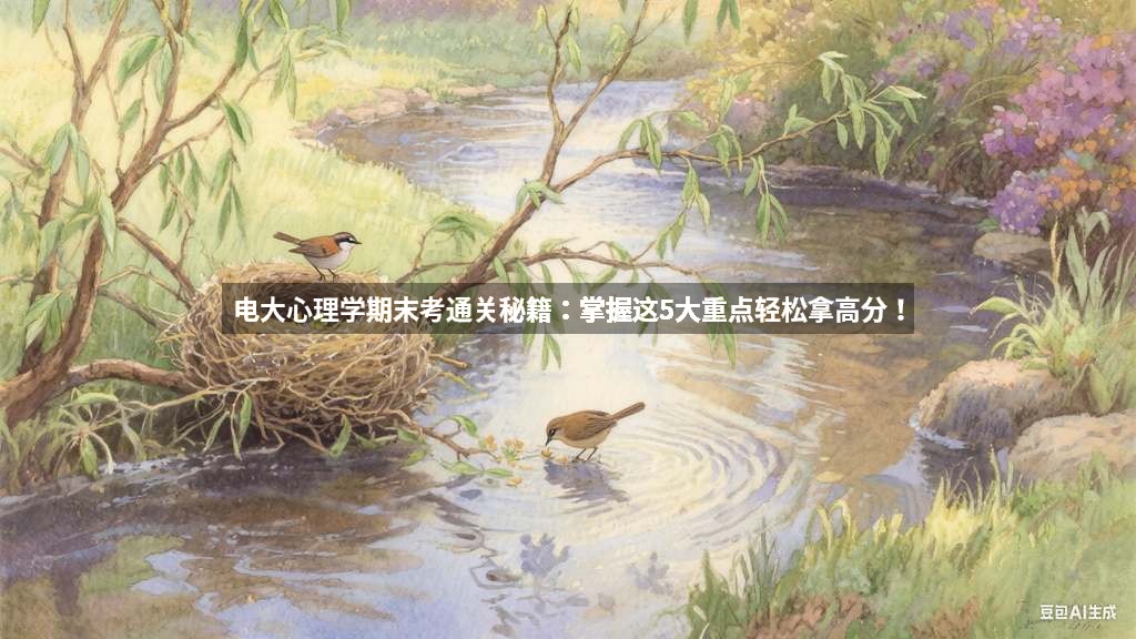 电大心理学期末考通关秘籍：掌握这5大重点轻松拿高分！