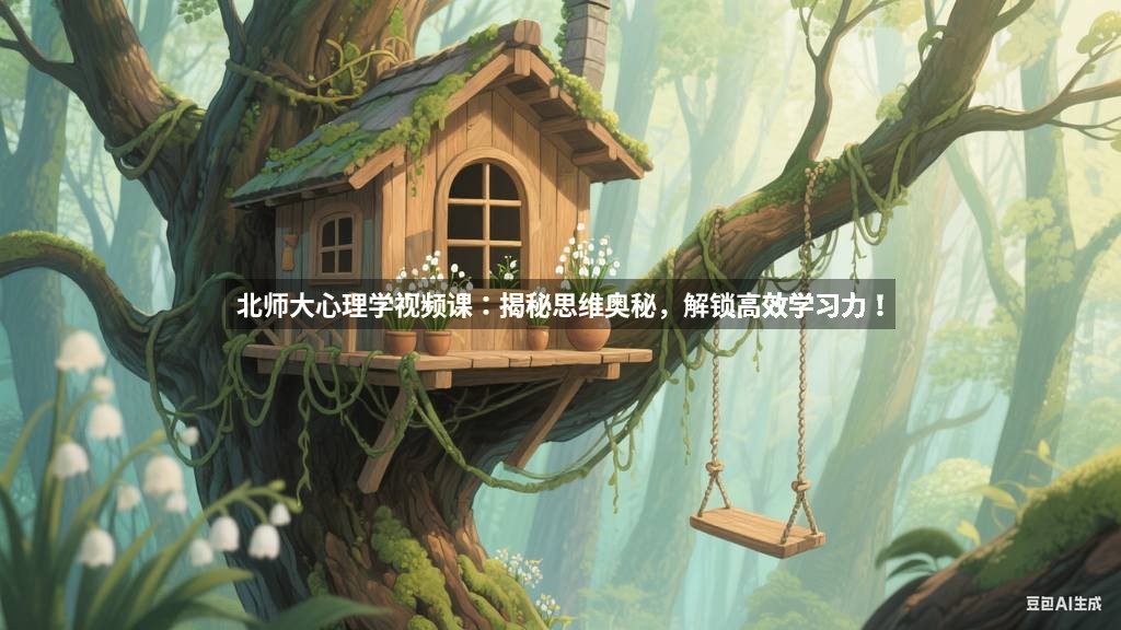 北师大心理学视频课：揭秘思维奥秘，解锁高效学习力！