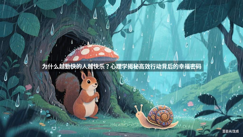 为什么越勤快的人越快乐？心理学揭秘高效行动背后的幸福密码