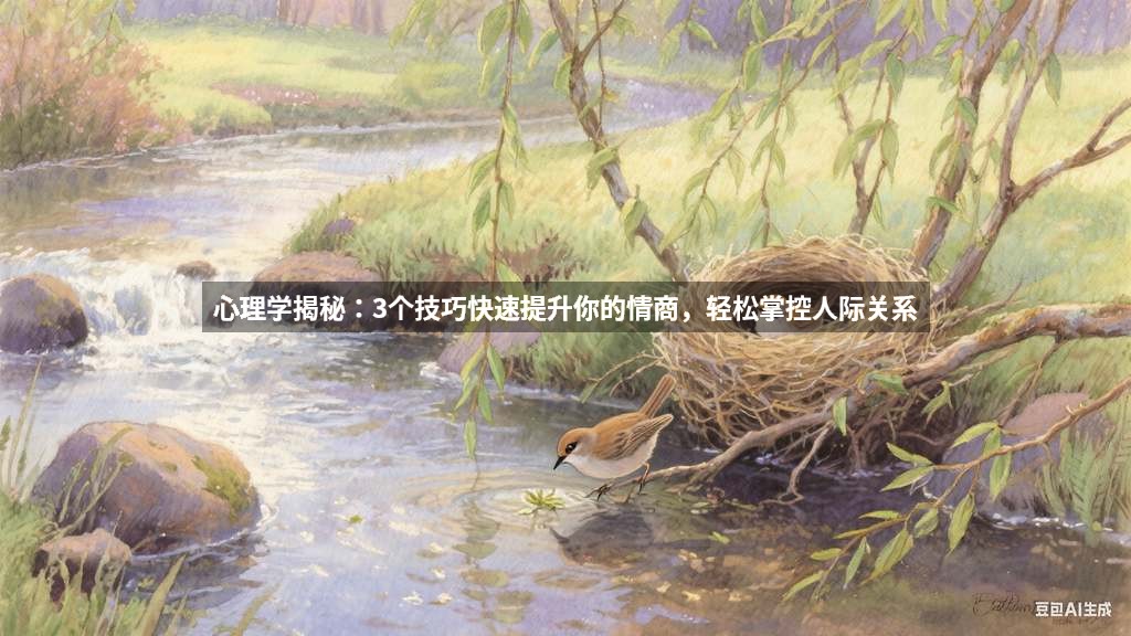 心理学揭秘：3个技巧快速提升你的情商，轻松掌控人际关系