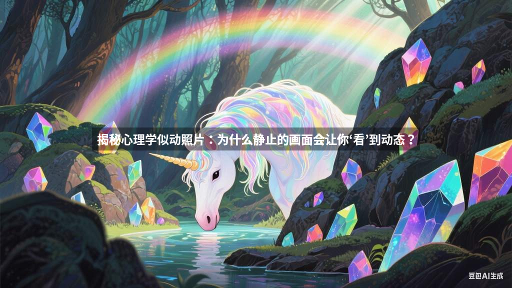 揭秘心理学似动照片：为什么静止的画面会让你‘看’到动态？