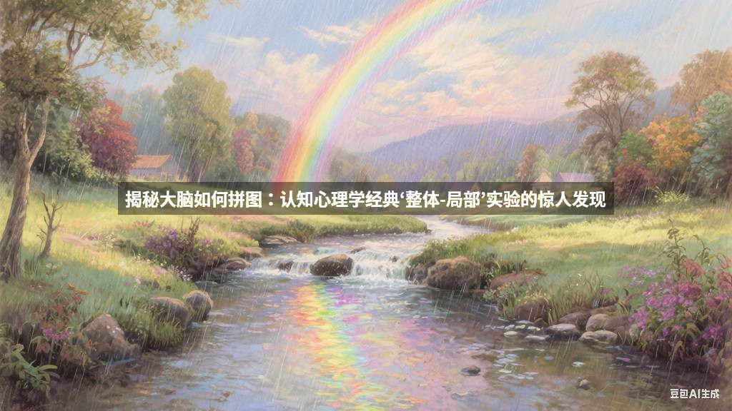 揭秘大脑如何拼图：认知心理学经典‘整体-局部’实验的惊人发现
