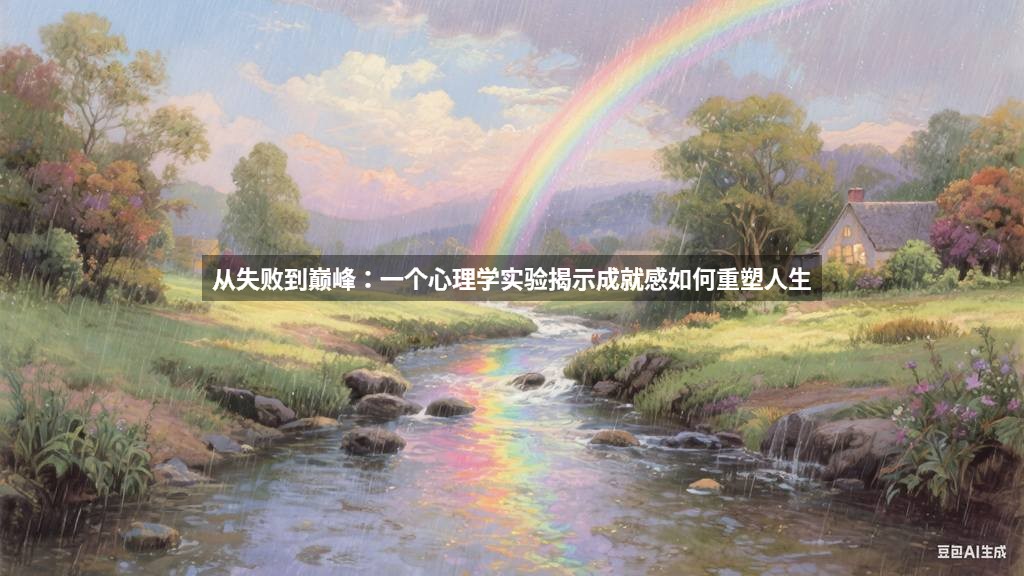 从失败到巅峰：一个心理学实验揭示成就感如何重塑人生