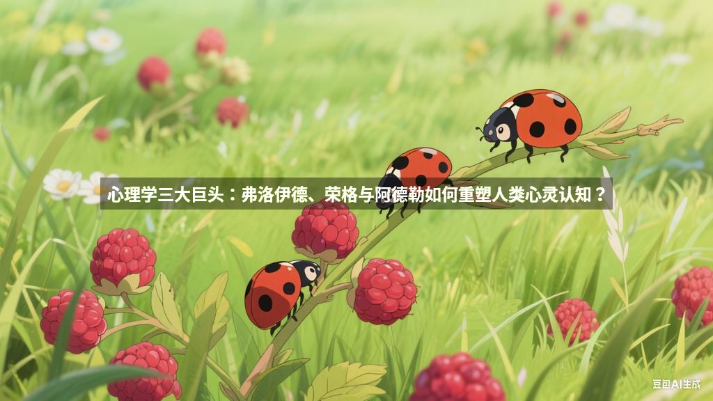 心理学三大巨头：弗洛伊德、荣格与阿德勒如何重塑人类心灵认知？