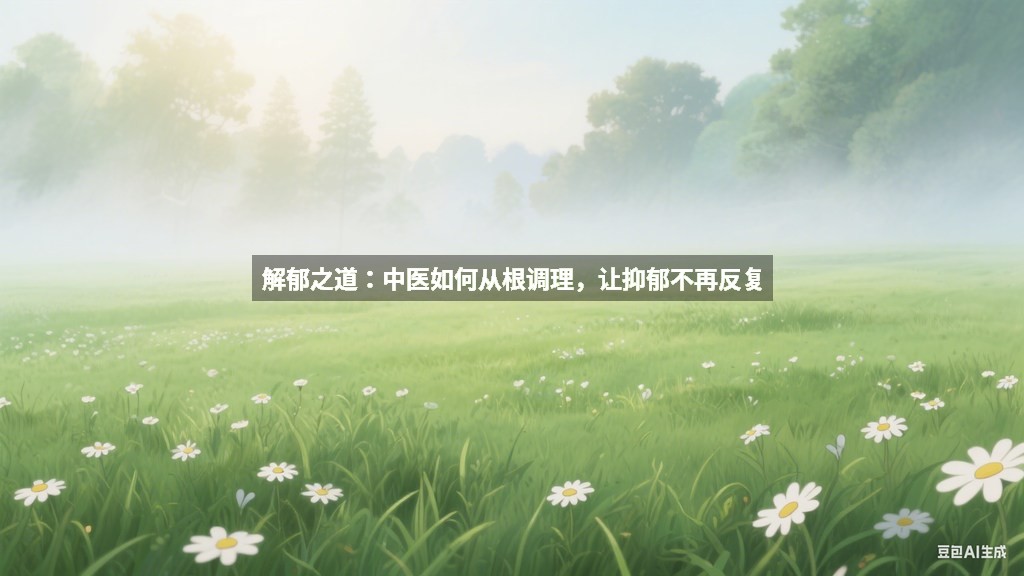 解郁之道：中医如何从根调理，让抑郁不再反复