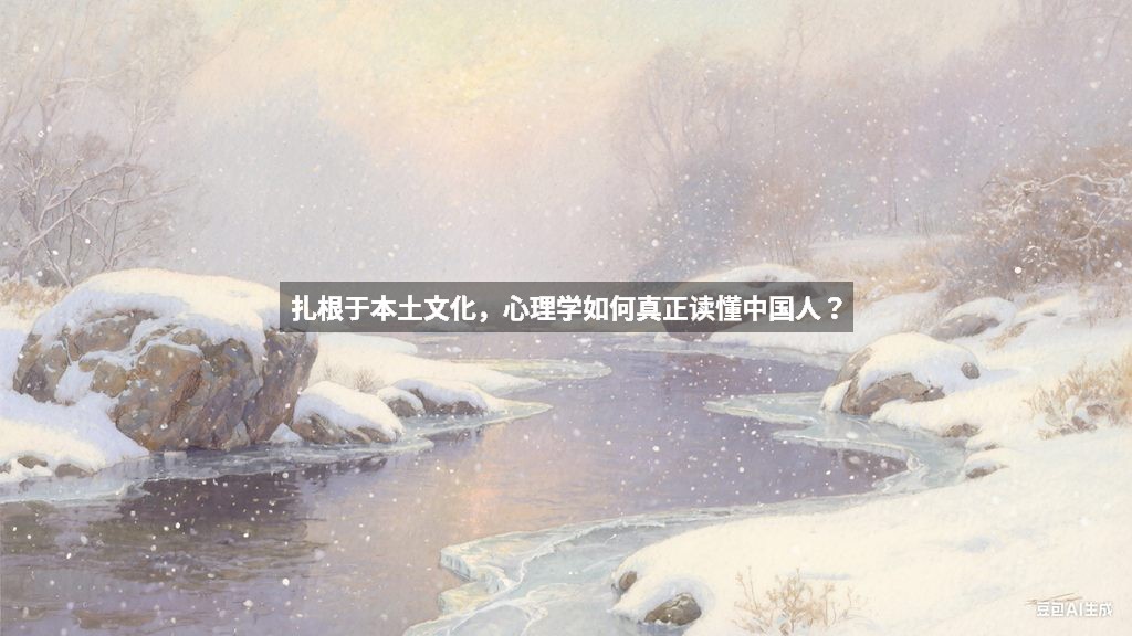 扎根于本土文化，心理学如何真正读懂中国人？