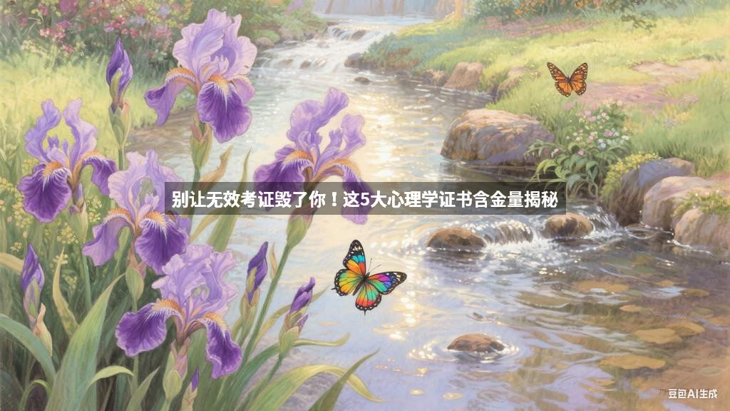 别让无效考证毁了你！这5大心理学证书含金量揭秘