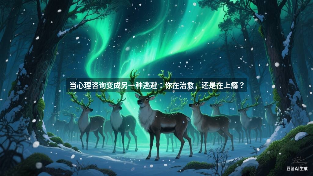 当心理咨询变成另一种逃避：你在治愈，还是在上瘾？