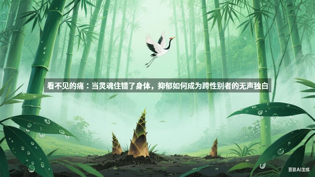 看不见的痛：当灵魂住错了身体，抑郁如何成为跨性别者的无声独白