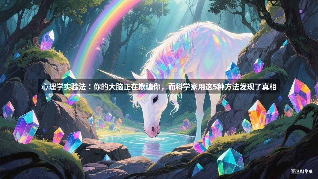 心理学实验法：你的大脑正在欺骗你，而科学家用这5种方法发现了真相