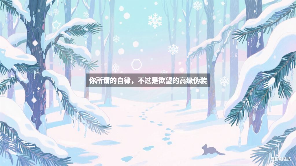 你所谓的自律，不过是欲望的高级伪装