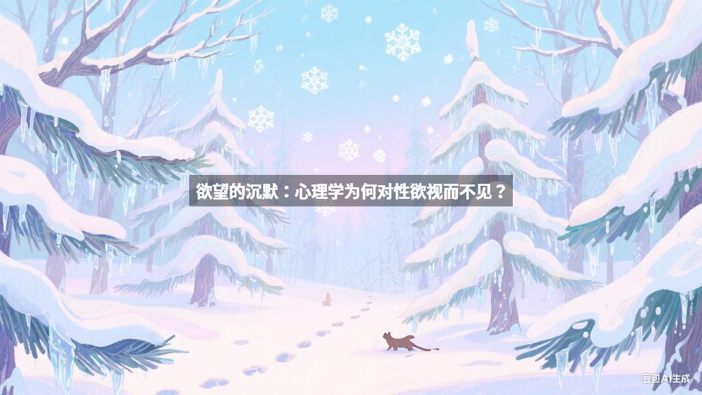 欲望的沉默：心理学为何对性欲视而不见？