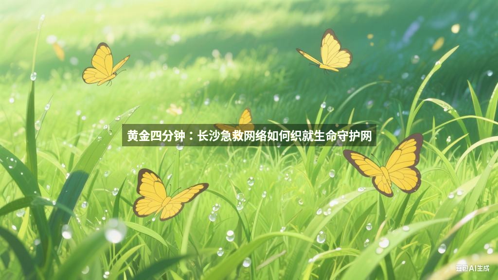 黄金四分钟：长沙急救网络如何织就生命守护网