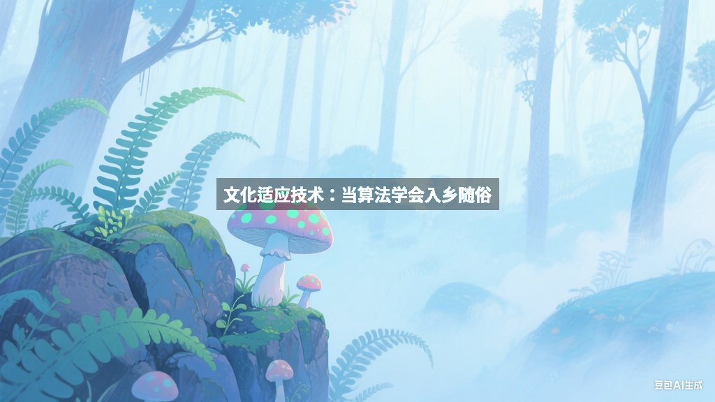 文化适应技术：当算法学会入乡随俗