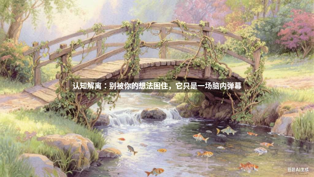 认知解离：别被你的想法困住，它只是一场脑内弹幕