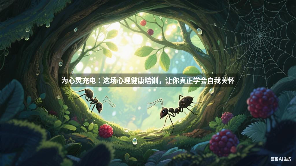 为心灵充电：这场心理健康培训，让你真正学会自我关怀