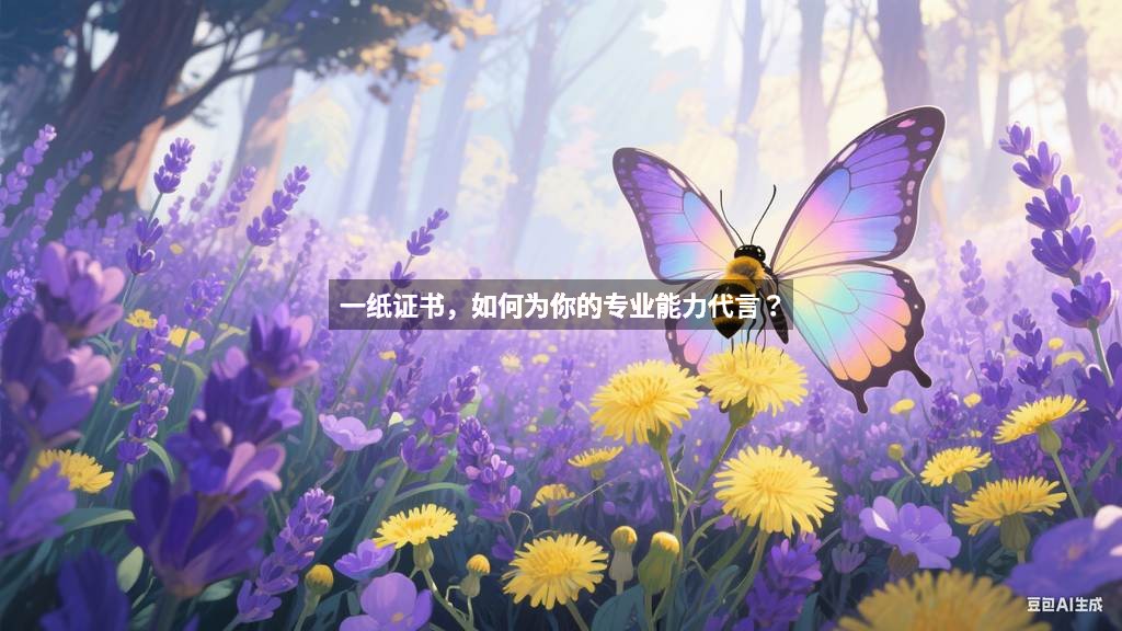 一纸证书，如何为你的专业能力代言？