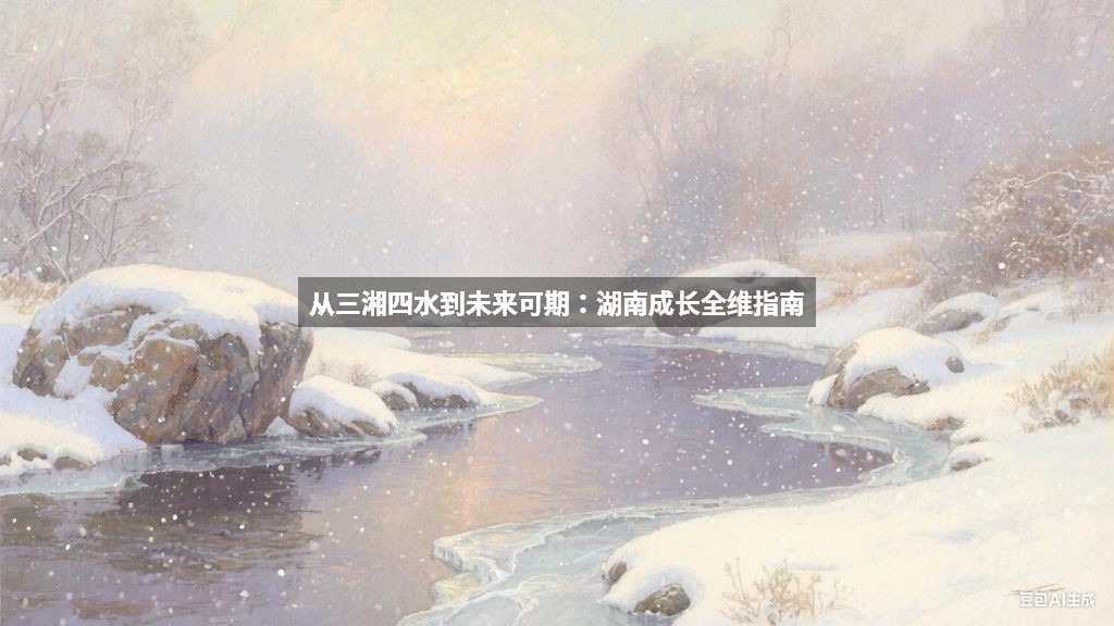 从三湘四水到未来可期：湖南成长全维指南