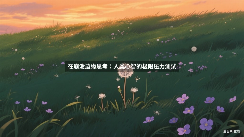 在崩溃边缘思考：人类心智的极限压力测试
