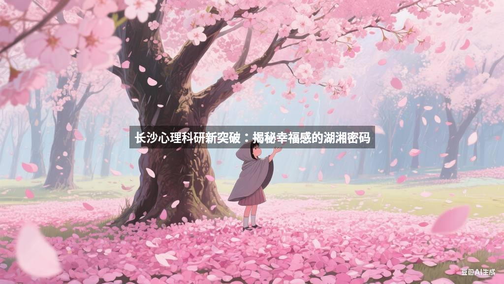 长沙心理科研新突破：揭秘幸福感的湖湘密码