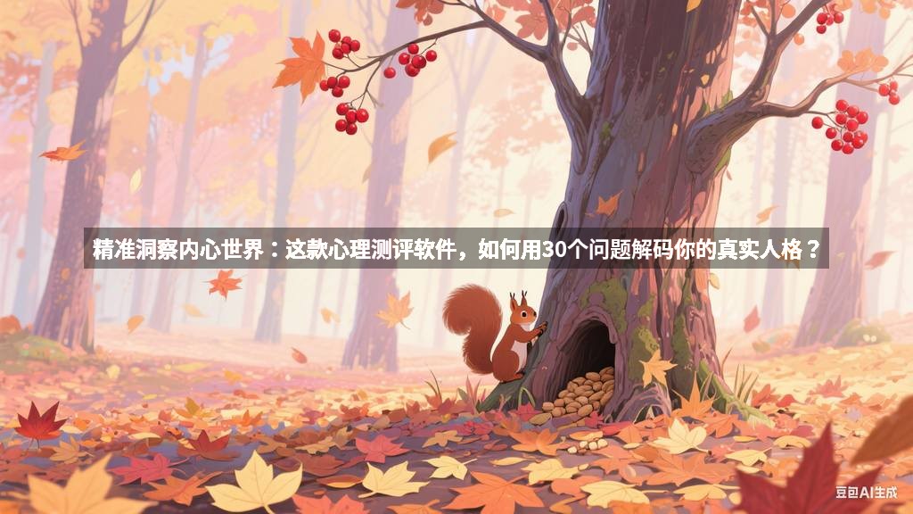精准洞察内心世界：这款心理测评软件，如何用30个问题解码你的真实人格？