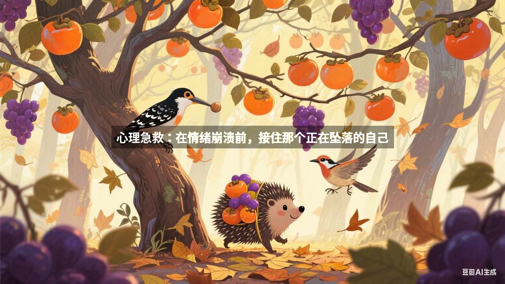 心理急救：在情绪崩溃前，接住那个正在坠落的自己