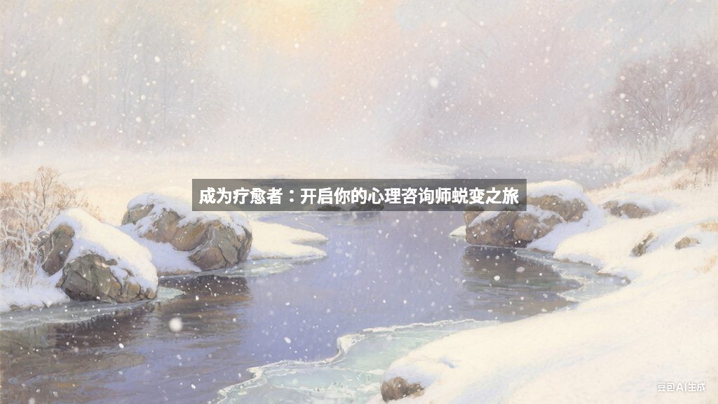 成为疗愈者：开启你的心理咨询师蜕变之旅